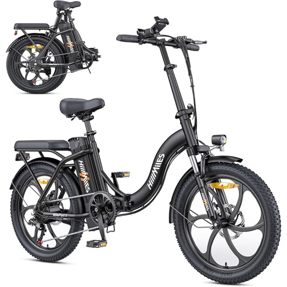 Bicicletta Elettrica Pieghevole MilePort 1 – 250W, Fat Tire 20", fino a 100 km