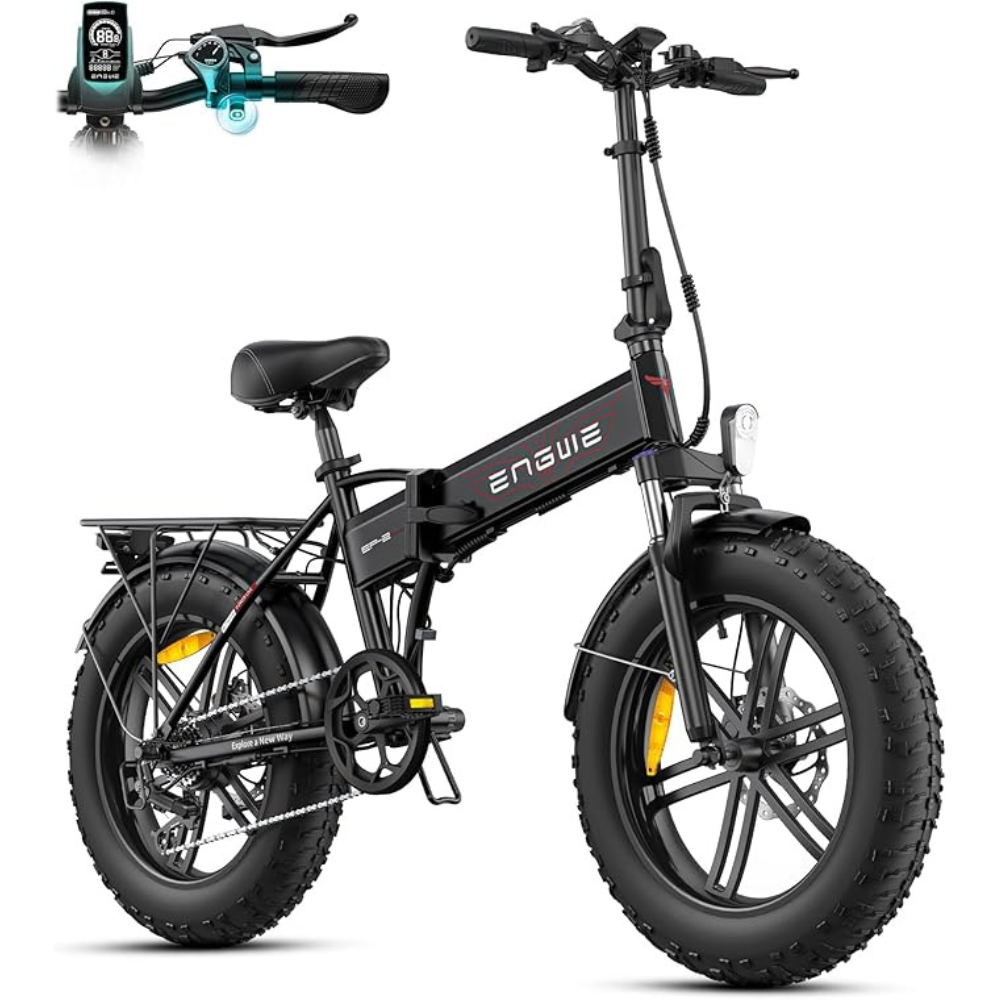 Bicicletta Elettrica Pieghevole ENGWE EP-2 BOOST – 48V, Fat Tire, fino a 120 km