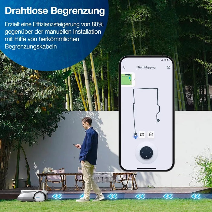 ECOVACS GOAT G1-800 Mähroboter – Weiß