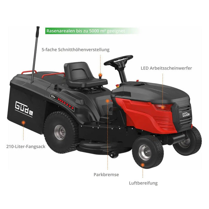 GÜDE GAR 960 T Hydrostat Rasentraktor