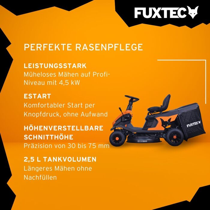 FUXTEC FX-RMR66 Aufsitzrasenmäher