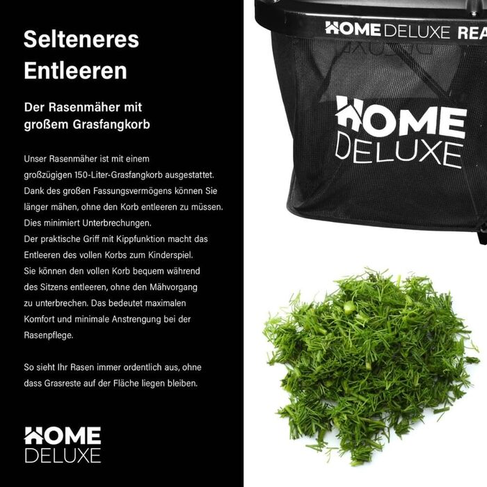 HOME DELUXE REAPER Aufsitzrasenmäher